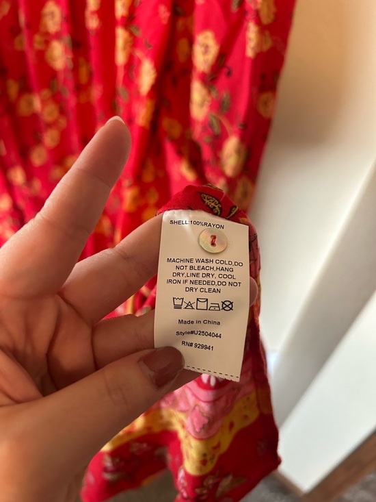 NWT Suzanne Betro Boho Floral Tiered Maxi Dress 100% Rayon Spring Summer Flowy - Picture 12 of 12